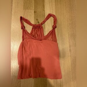 Alberta Ferretti Coral Tank Top